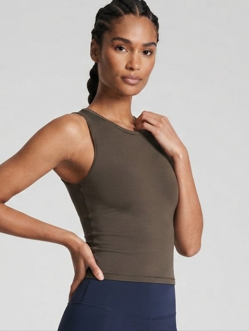NWT SPANX® BareNaked Crewneck Tank Mineral